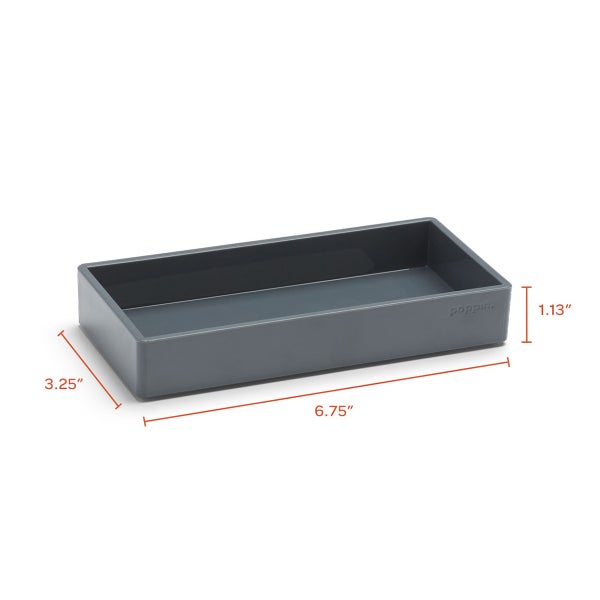 White Poppin Accessory Trays The Container Store